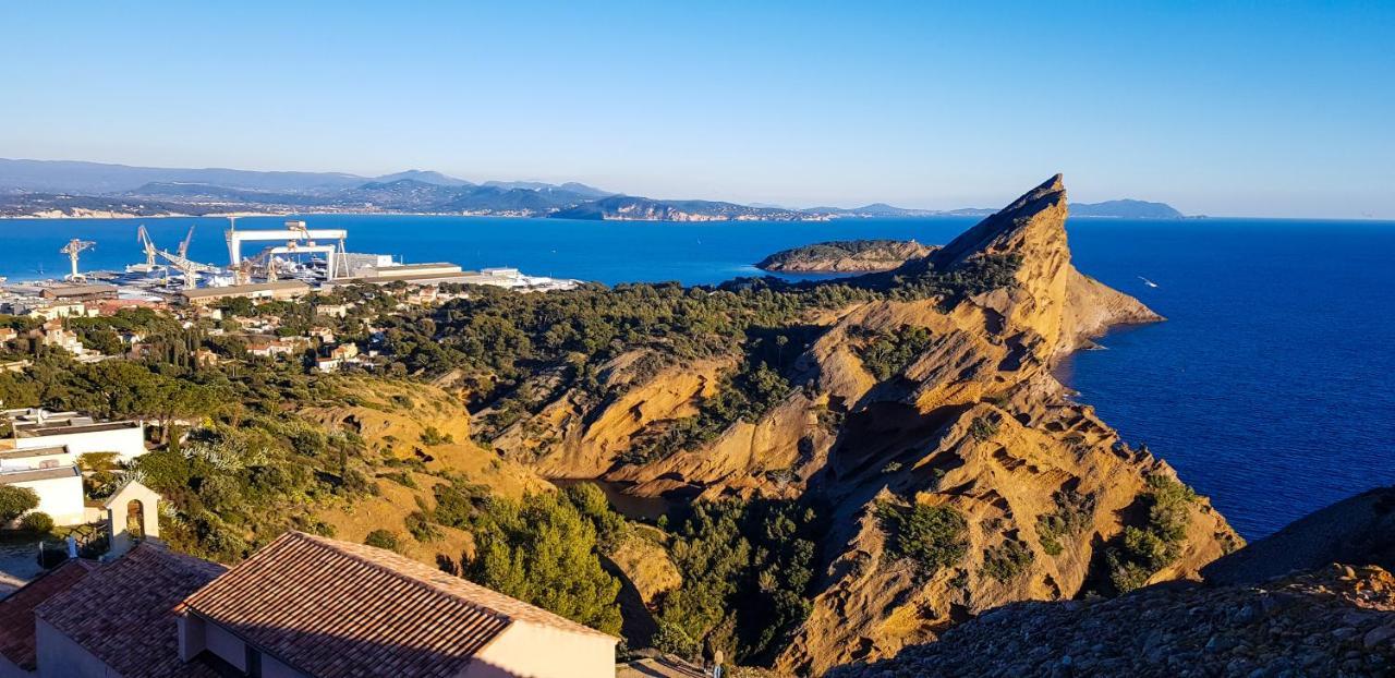 Superbe appartement vue mer avec parking fermé La Ciotat Eksteriør bilde