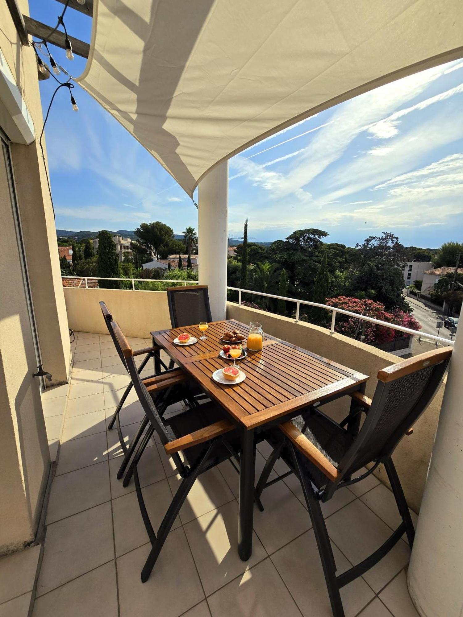 Superbe appartement vue mer avec parking fermé La Ciotat Eksteriør bilde