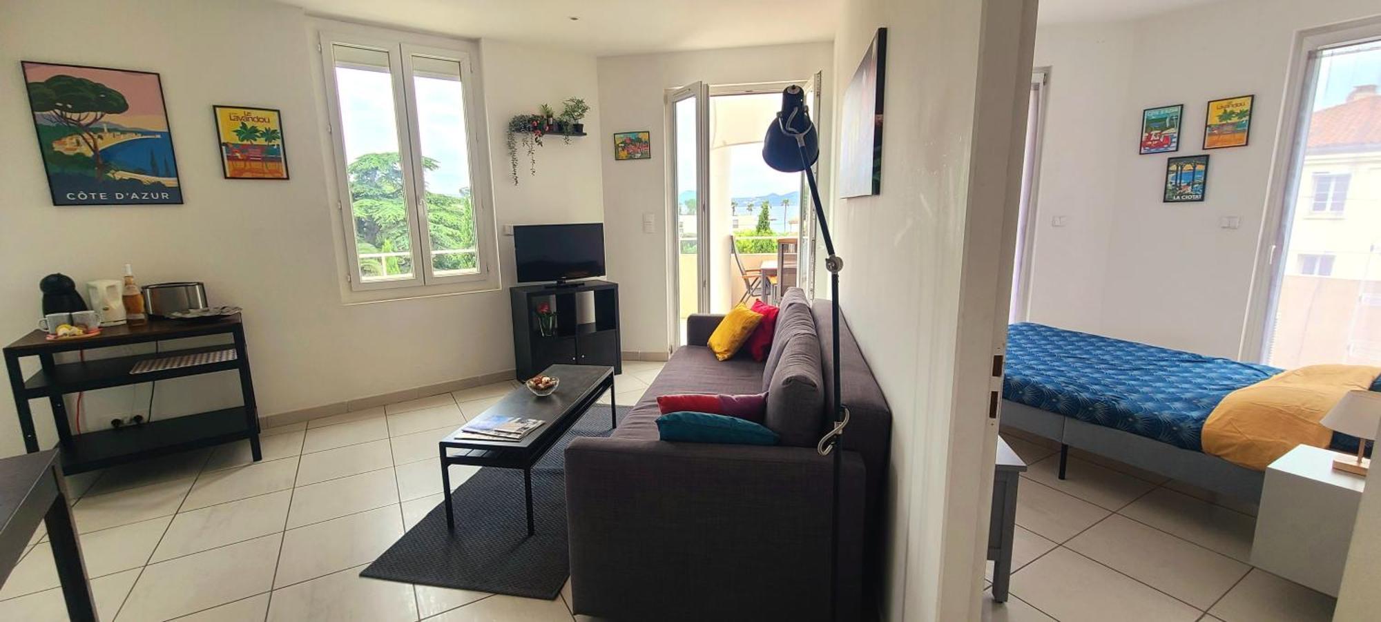 Superbe appartement vue mer avec parking fermé La Ciotat Eksteriør bilde